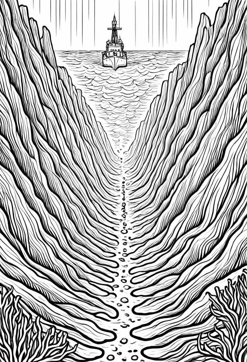 Deep Waters — coloring page of the day