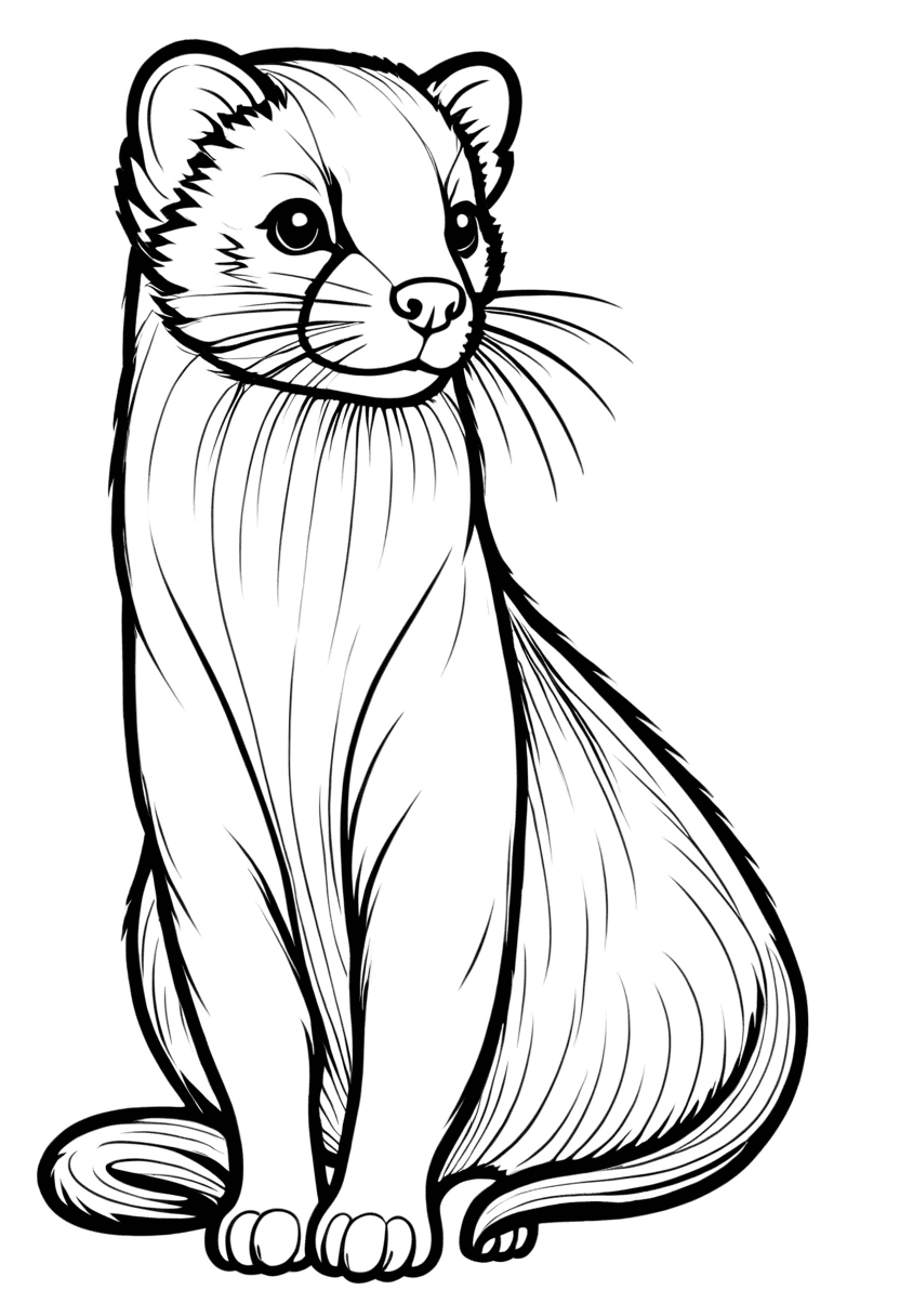 Fennec Fox Facts — coloring page of the day